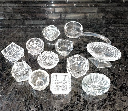 Antique vintage open salt - antique,